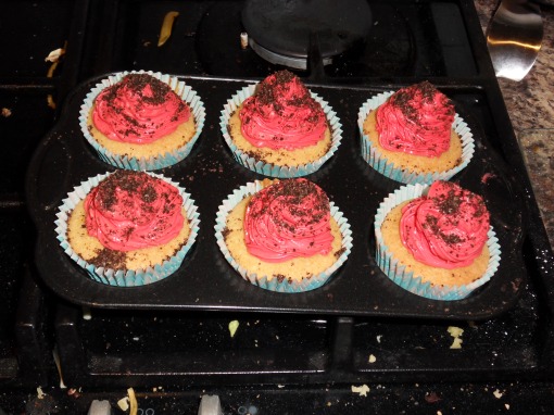 Volcano Cupcakes